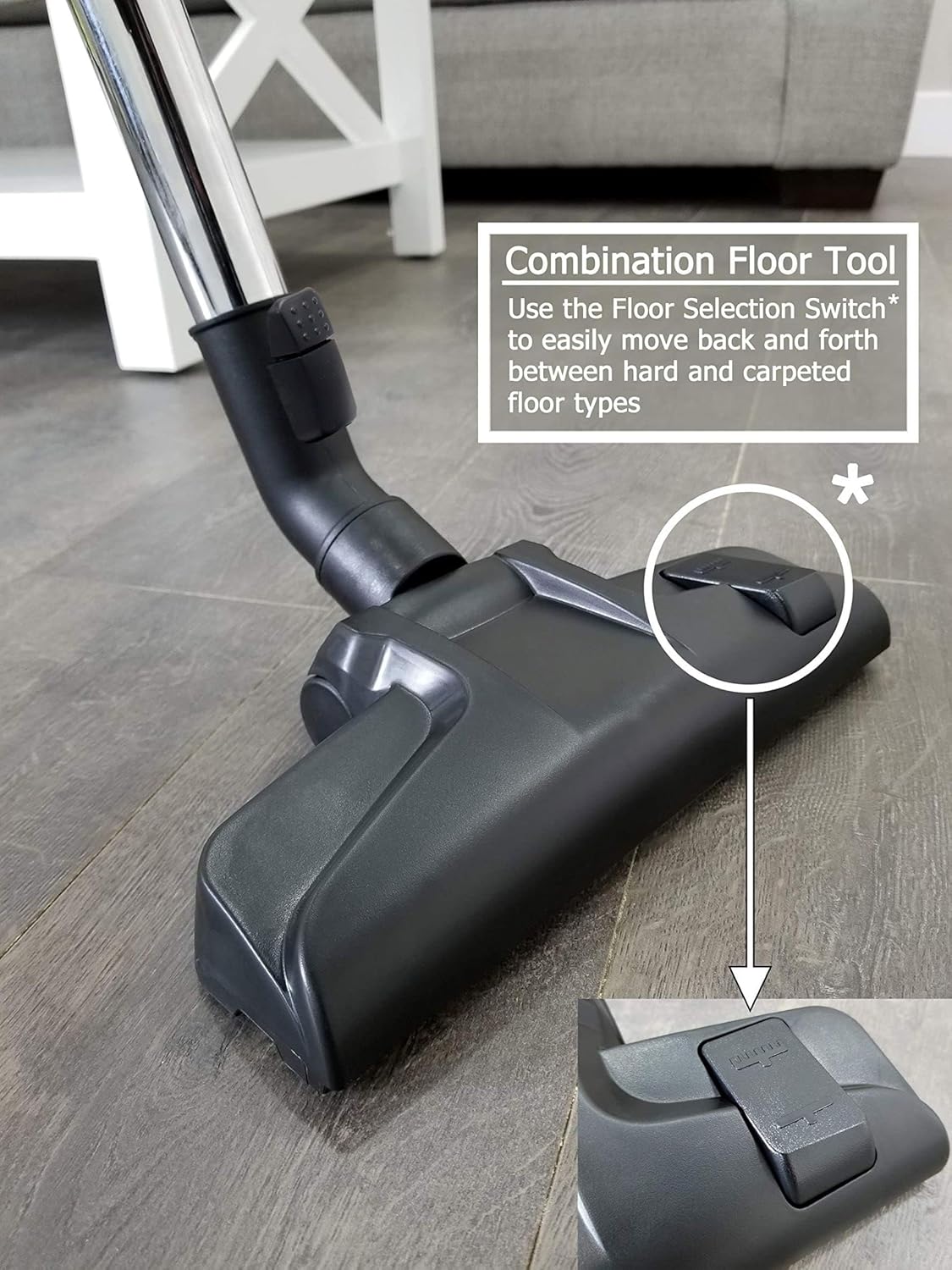 Prolux Tritan Canister Vacuum with Sealed HEPA Filtration and 12 Amp Motor