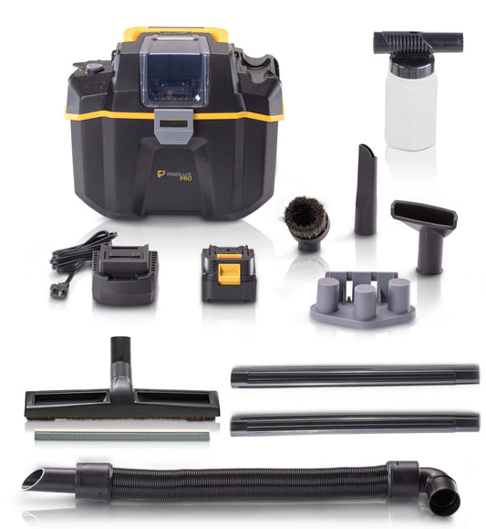 Prolux Surge Cordless Commercial Wet/Dry Tool & Travel Vacuum
