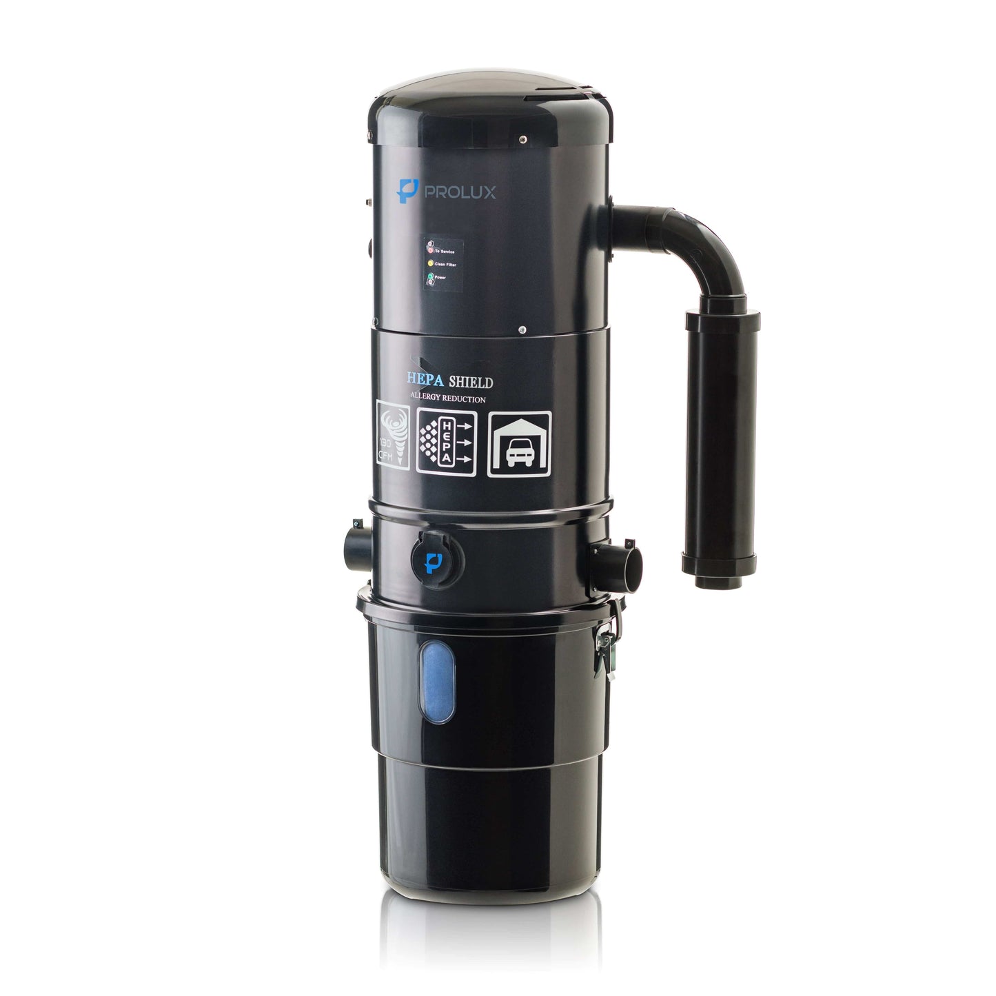 Prolux PLCCV12K Complete Central Vacuum Unit System with Prolux Electric Hose Power Nozzle Kit and 25 Year Warranty