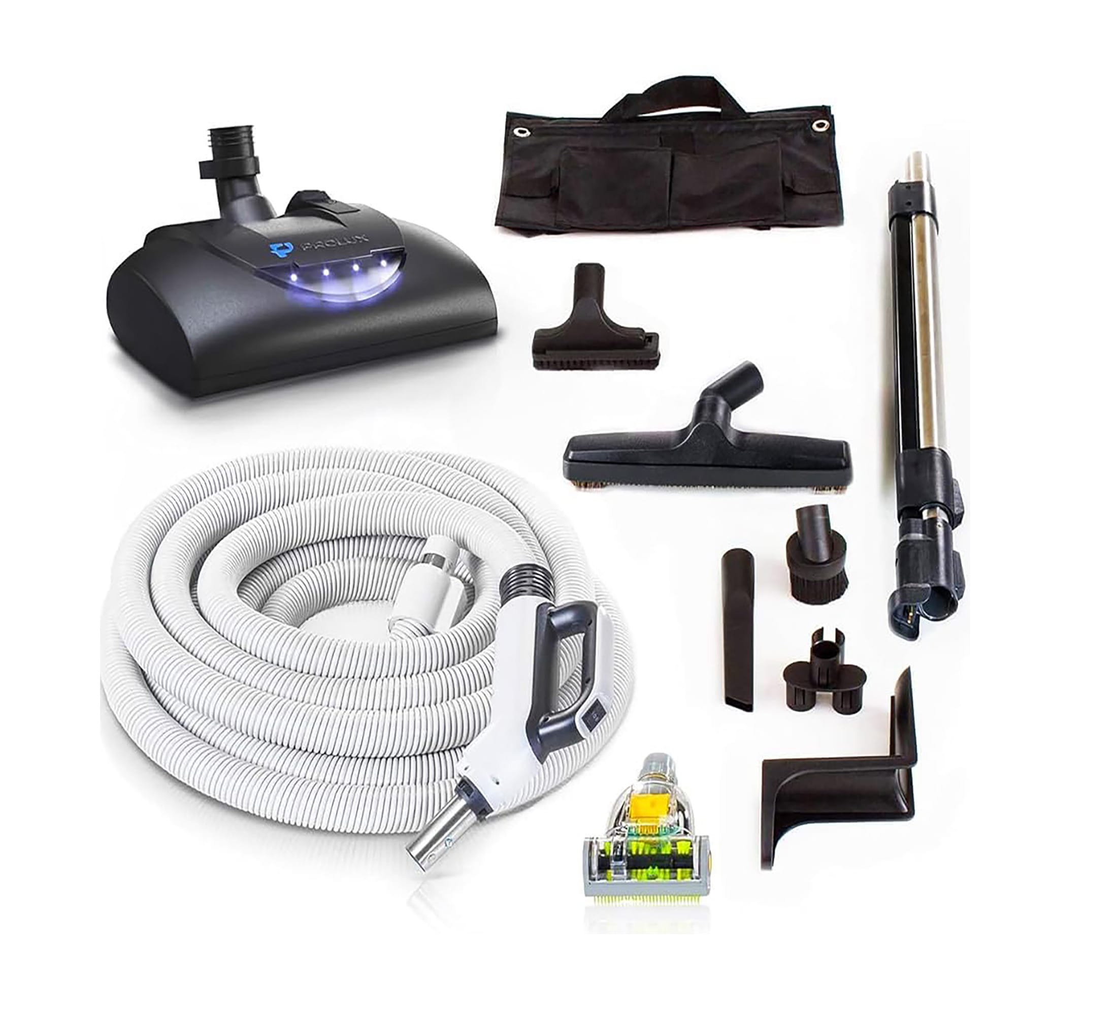 Premium Prolux 35 ft Universal Central Vacuum Hose Kit With North American Power Nozzle