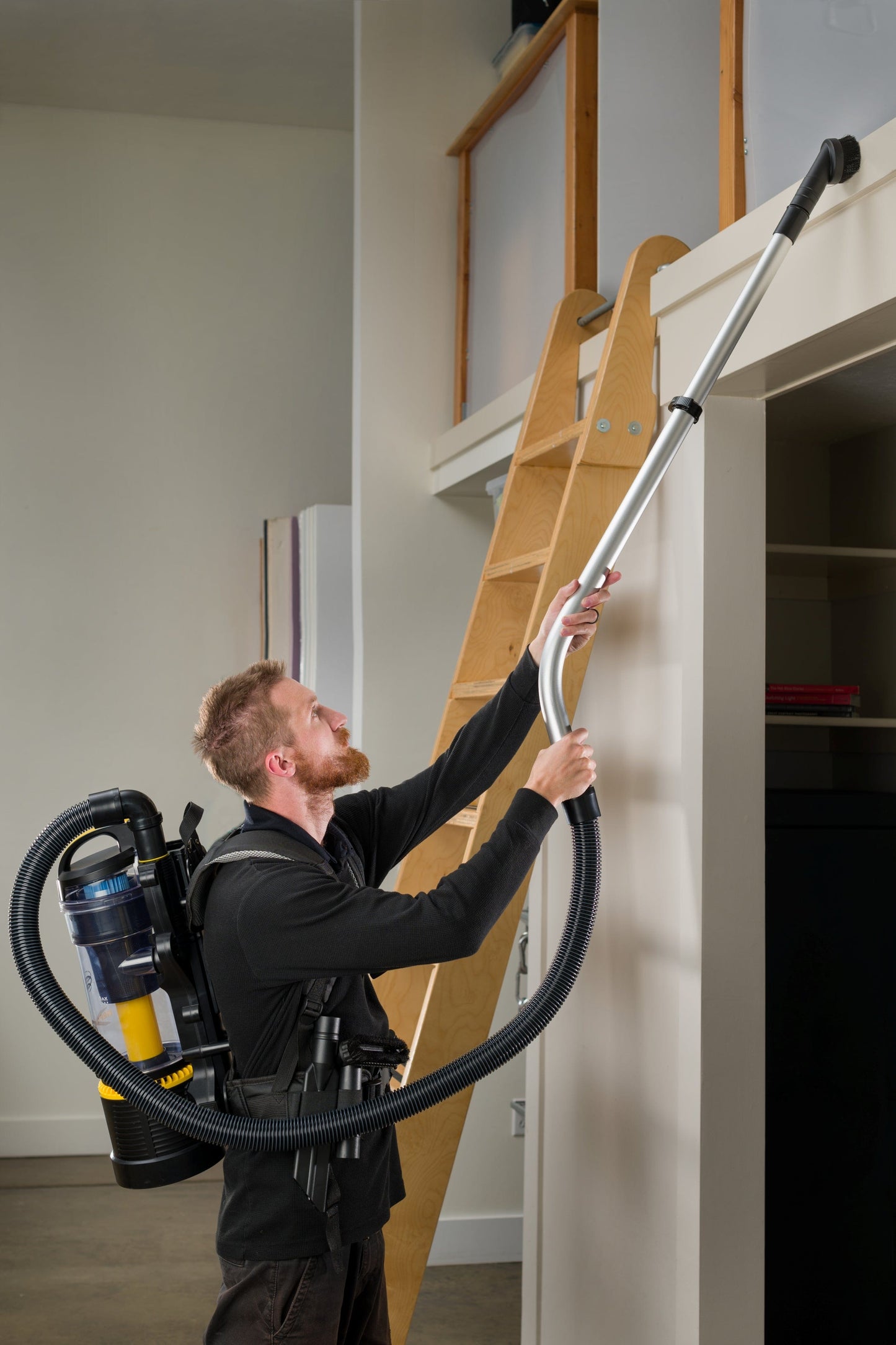 Prolux 2.0 Commercial Bagless Upright Backpack Vacuum with Deluxe 1 1/2 inch Tool Kit