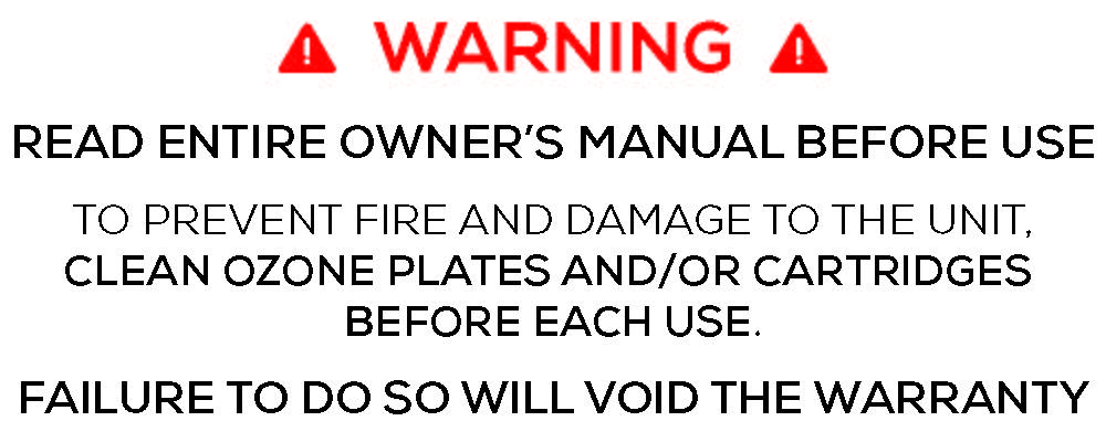New Comfort Commercial Air Purifier Cleaner Ozone Generator with UV and 3 Year Warranty by Prolux