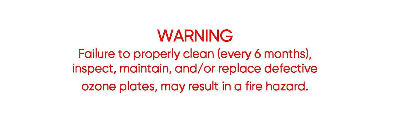 New Comfort Commercial Air Purifier Cleaner Ozone Generator with UV and 3 Year Warranty by Prolux