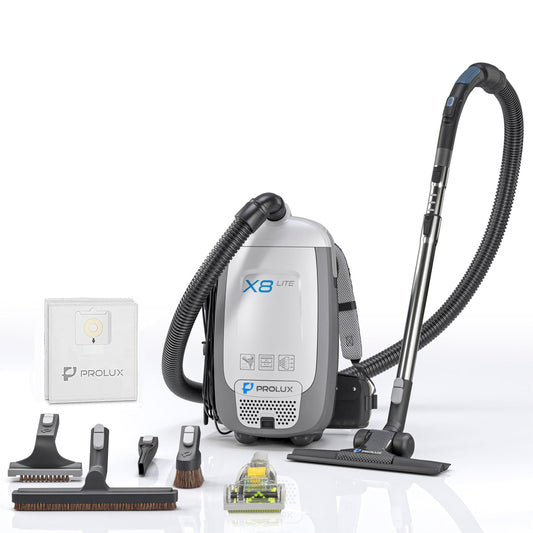 Prolux X8 Lite Backpack Vacuum w/ Premium Tool Kit for Light Commercial Use