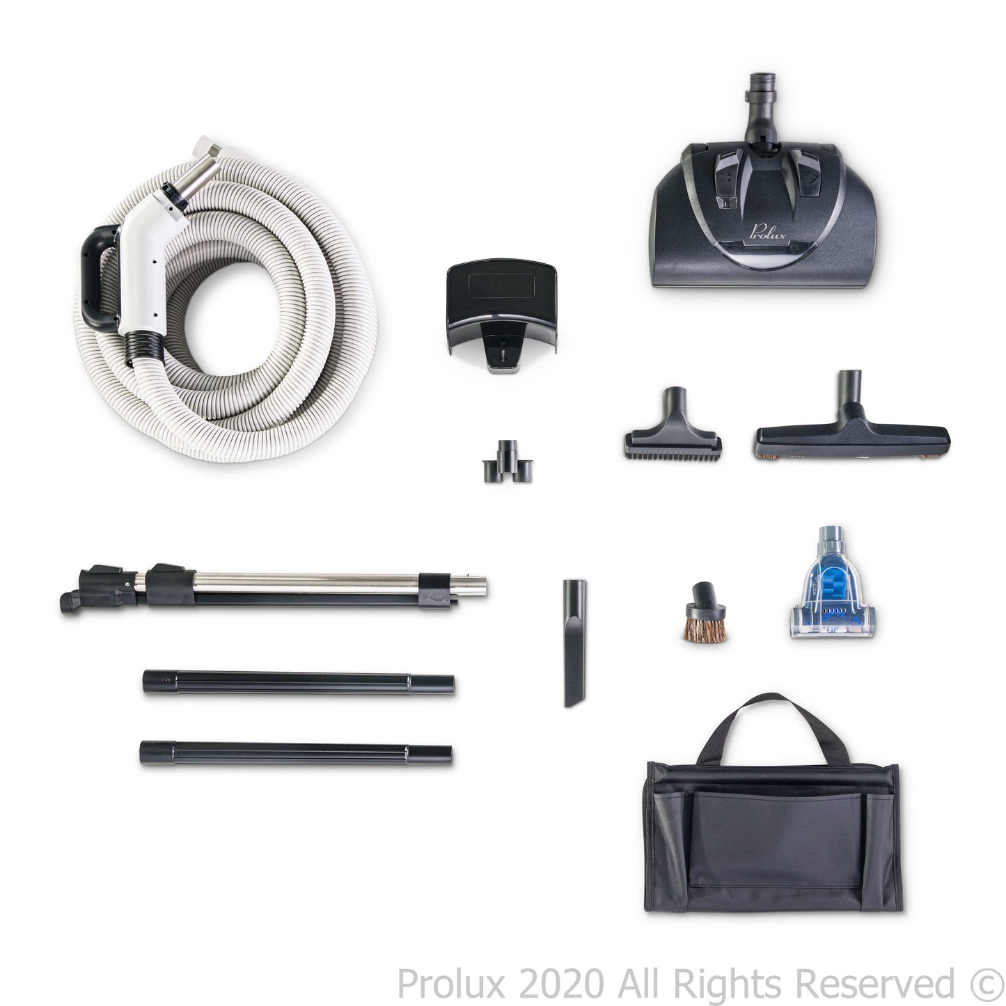 Prolux PLCCV12K Complete Central Vacuum Unit System with Prolux Electric Hose Power Nozzle Kit and 25 Year Warranty