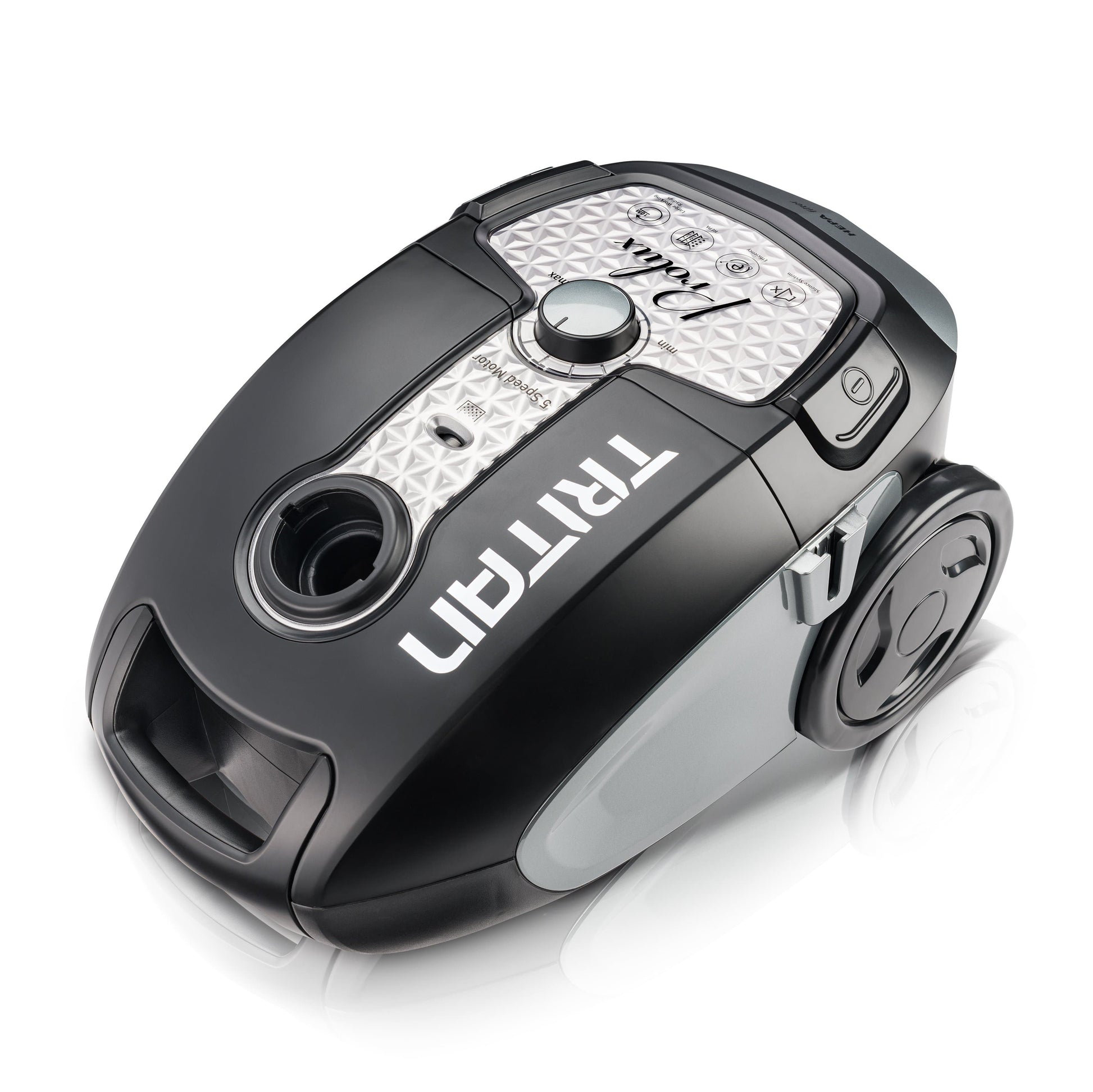 Powerful Prolux Tritan Canister Vacuum with Sealed HEPA Filtration and 12 Amp Motor