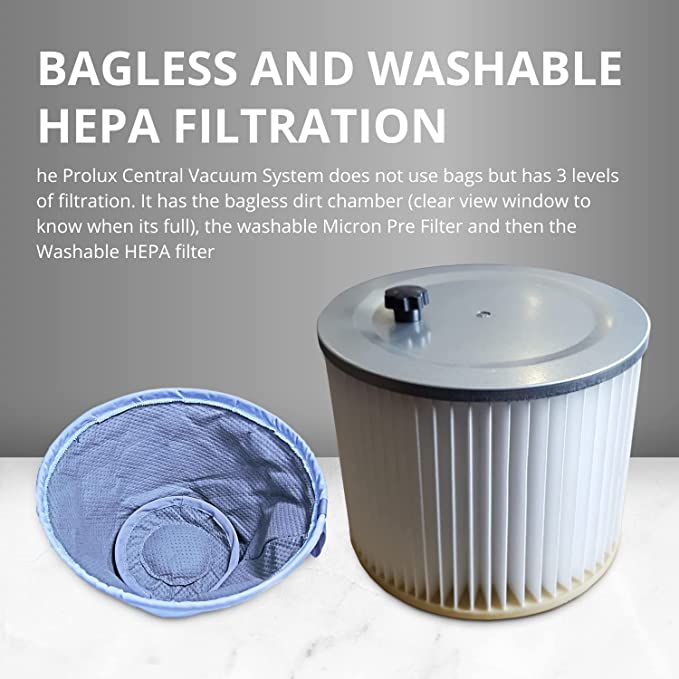 Prolux CV12000 Central Vacuum Power Unit with most powerful 2 speed motor and 25 Year Warranty!