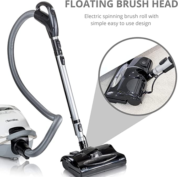 Demo Model Prolux TerraVac 5 Speed Quiet Vacuum Cleaner with sealed HEPA Filter
