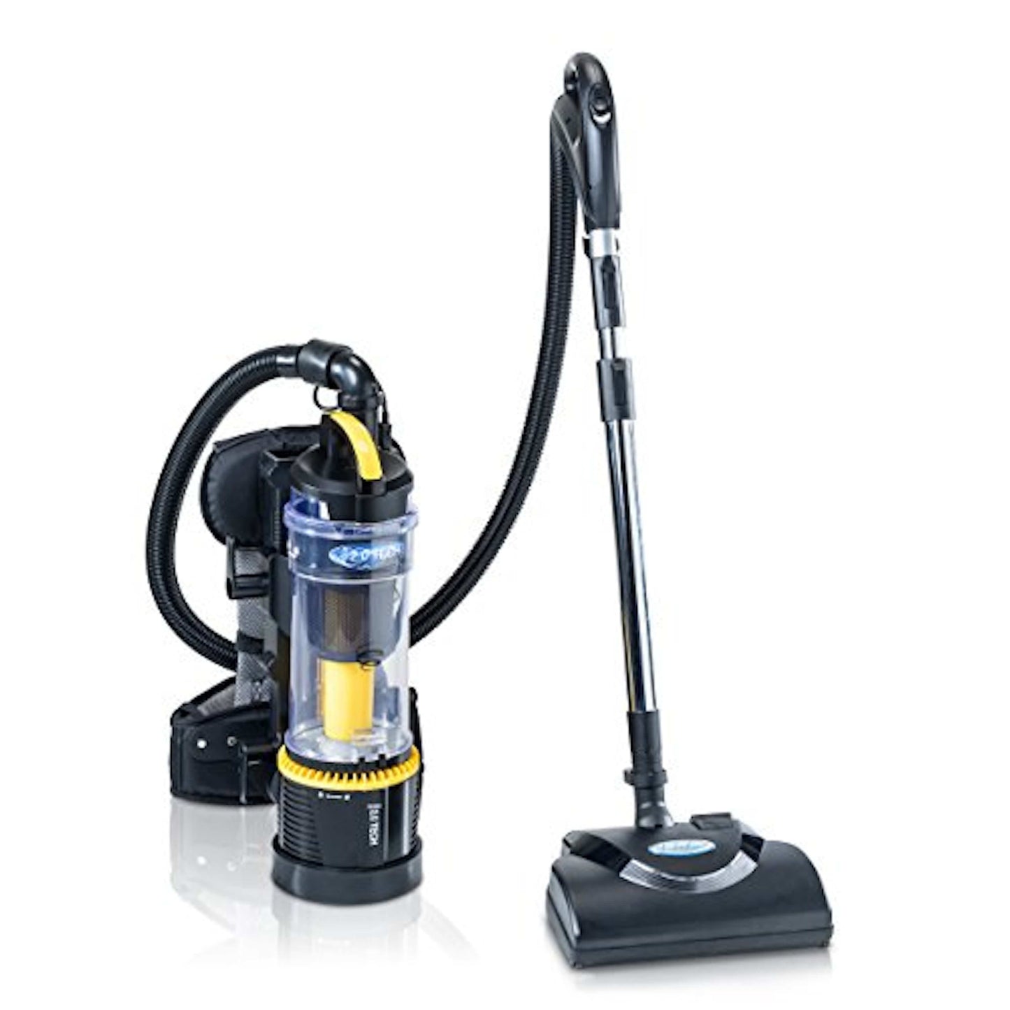 Demo Prolux 2.0 Commercial Bagless Upright Backpack Vacuum Commercial Power Nozzle Kit