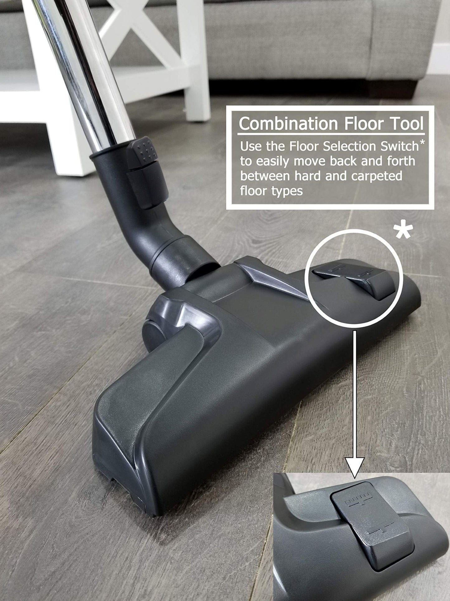 Prolux Tritan Canister Vacuum with Sealed HEPA Filtration and 12 Amp Motor