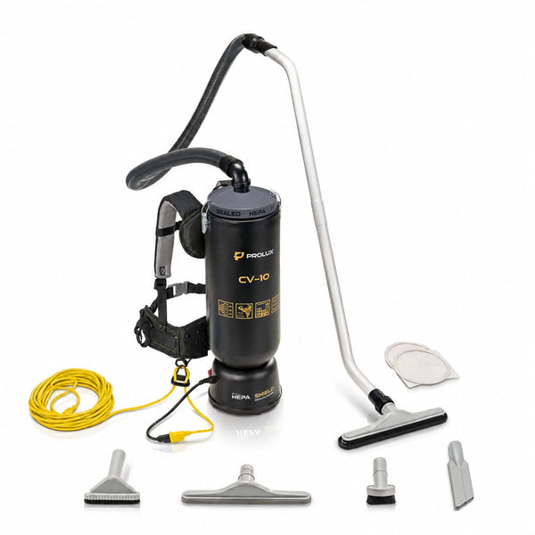 Powerful Lightweight Prolux PLC10 10qt Backpack Vacuum w/ 1 1/2