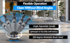 Prolux PLCC430BN Cordless Commercial Micro Dual Brush Floor Cleaner, Scrubber and Buffer