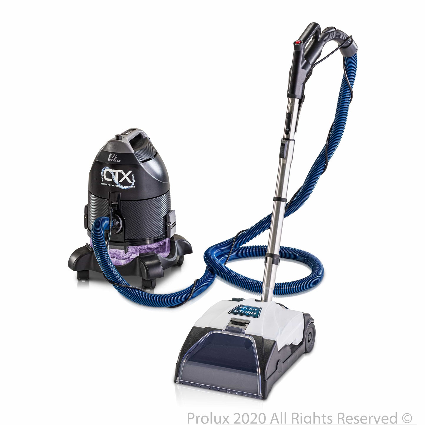 Prolux PLCCTX ELITE Water Filtration Bagless Canister Vacuum Cleaner w/ Prolux Storm Shampooer Kit