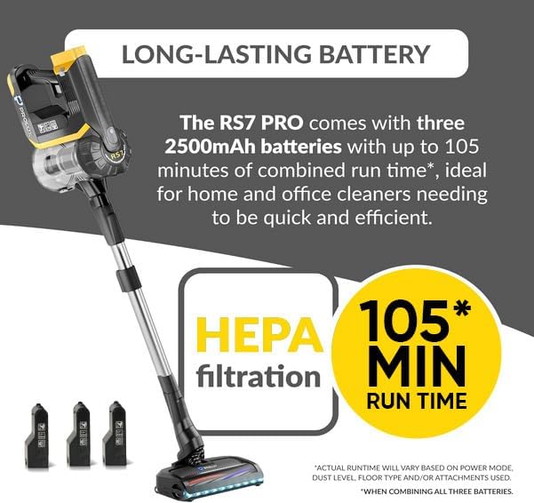 Prolux RS7 PRO Cordless Handheld Stick Vacuum