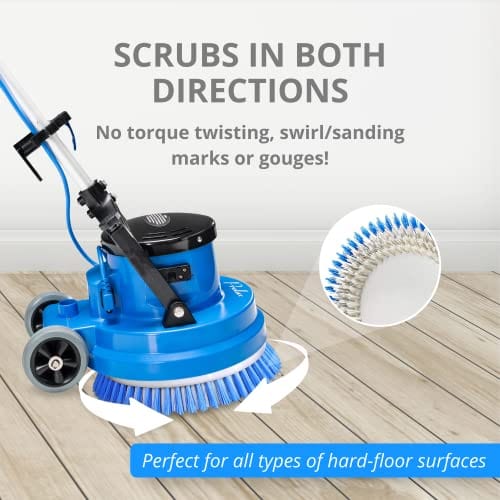 Prolux PLC15 15" Loaded Heavy Duty Single Pad Commercial Polisher Floor Buffer Machine Scrubber Loaded