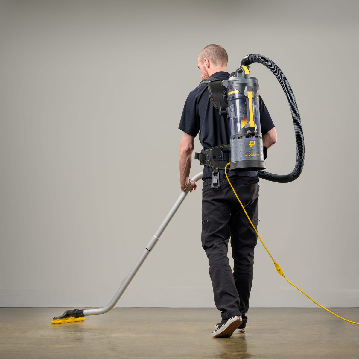 DEMO Prolux XForce Pro Commercial Backpack Vacuum w. 1.5 inch Attachment Kit