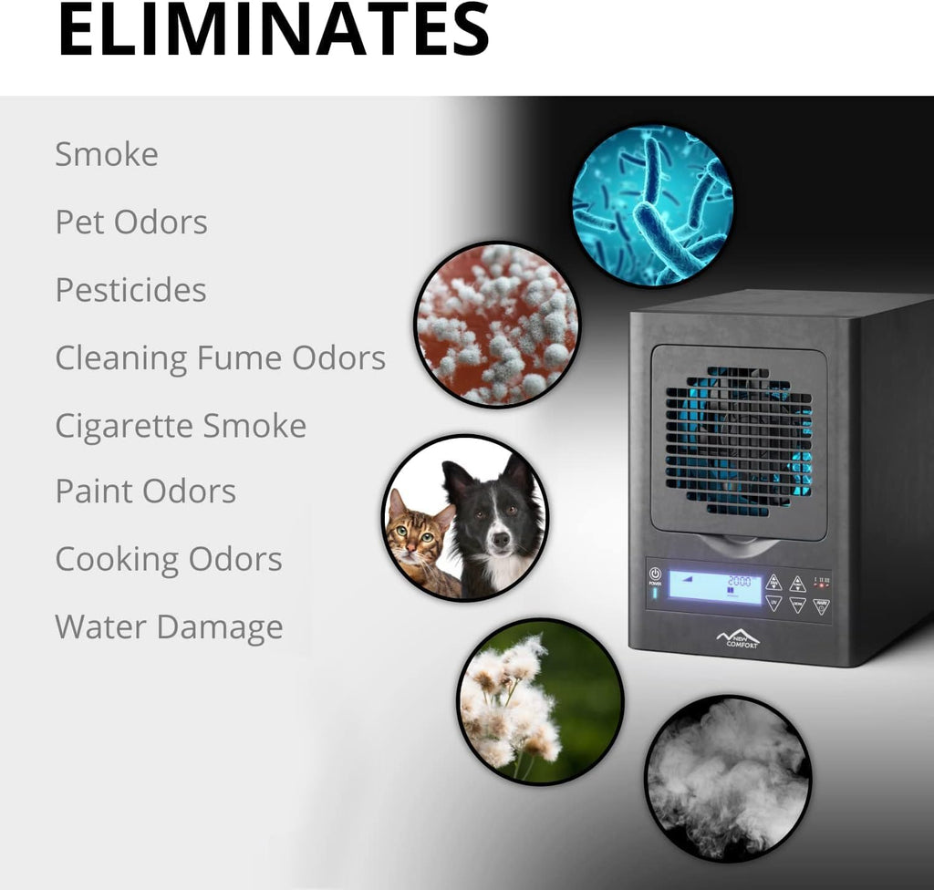 New Comfort 6 Stage Ozone Generating Air Purifier with Remote by Prolux