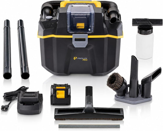 Prolux Surge Cordless Commercial Wet/Dry Tool & Travel Vacuum