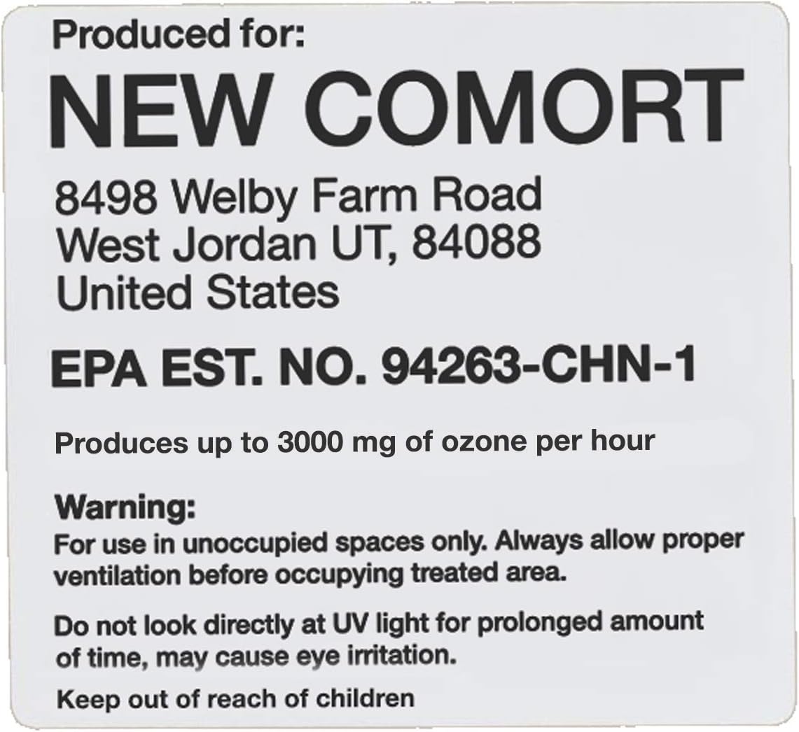 New Comfort Large Odor Eliminating Blue Commercial Ozone Generator by Prolux