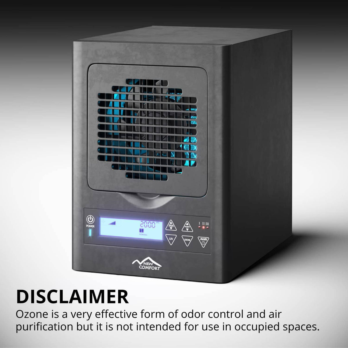 New Comfort PLCOZBL3K 6 Stage Ozone Generating Air Purifier with Remote by Prolux