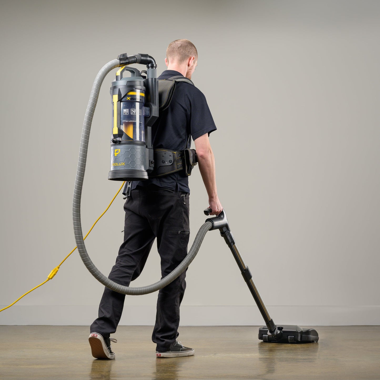 Prolux XForce Pro Commercial Bagless Backpack Vacuum with Electric Power Nozzle