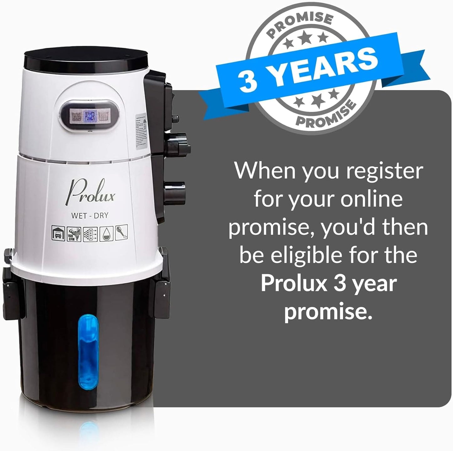 Prolux Wet/Dry Garage Vacuum, Shampooer, Blower and Detailer