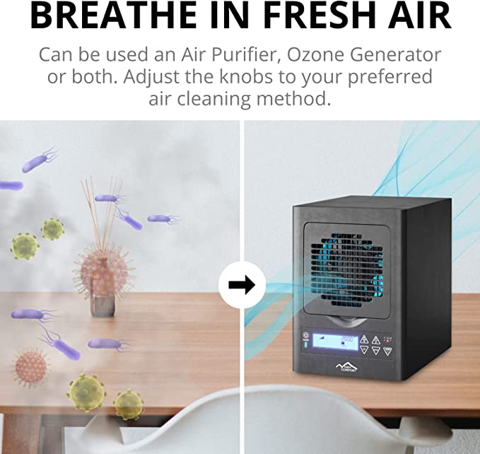 New Comfort PLCOZBL3K 6 Stage Ozone Generating Air Purifier with Remote by Prolux