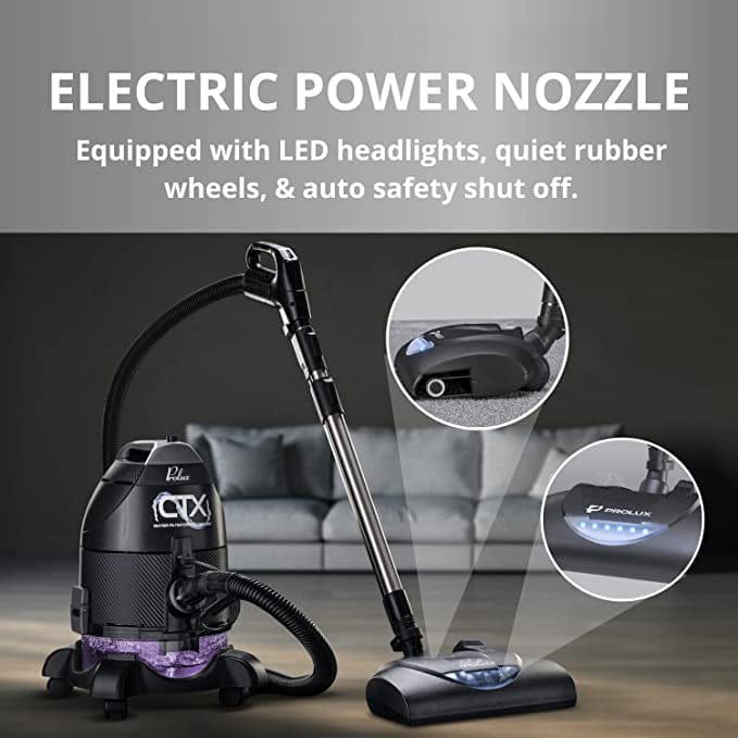 Prolux CTX PRO Water Filtration Bagless Canister Vacuum Cleaner