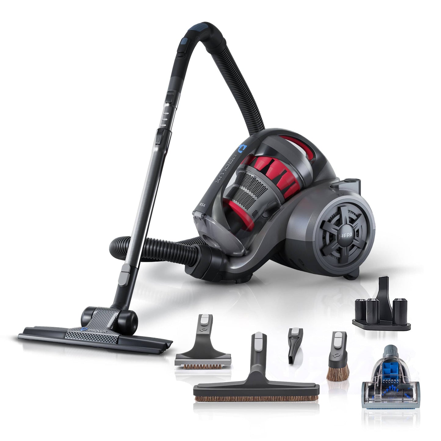 DEMO Prolux RS4 Turbo Nozzle Bagless Canister Vacuum