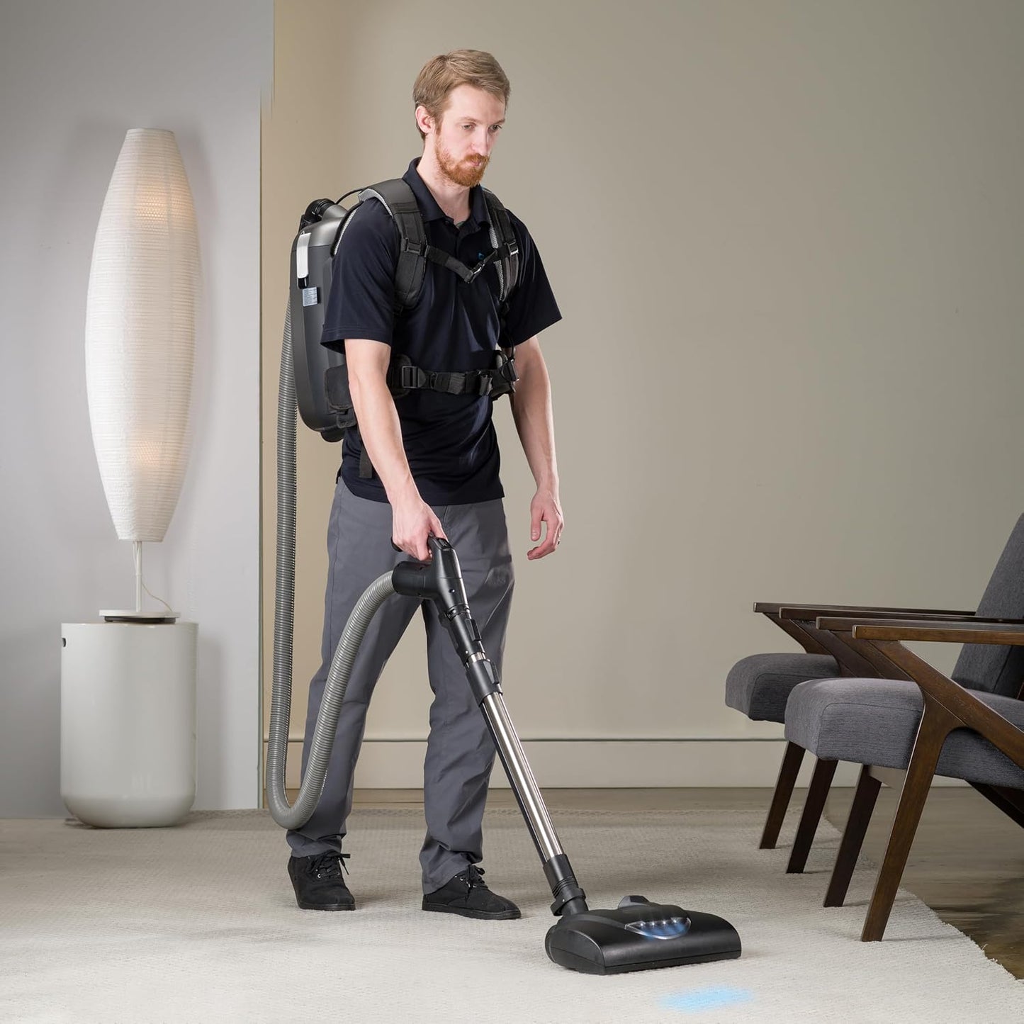 Prolux PLCX8E Backpack Vacuum Canister w/ Electric Powerhead Kit