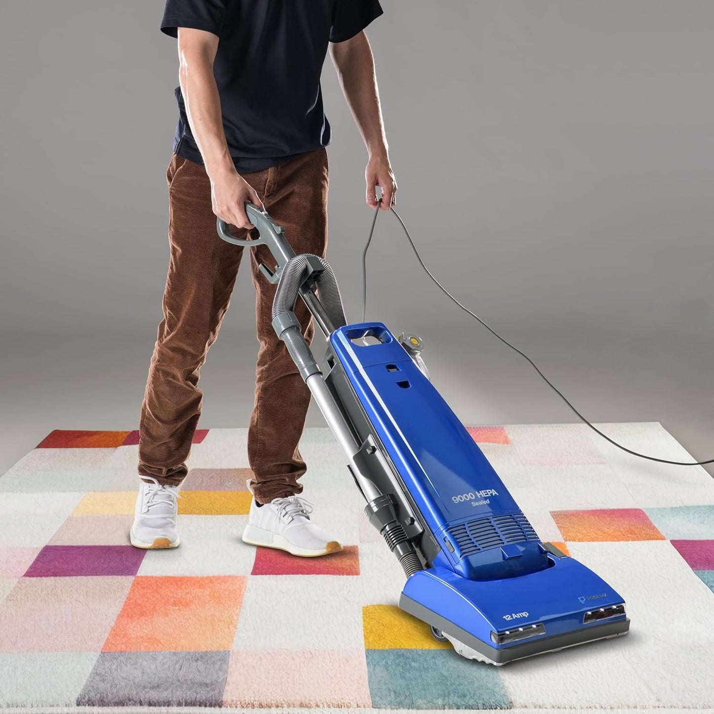 New Prolux 9000 Upright Sealed HEPA vacuum with 12 AMP Motor on board tools and 7 Year Warranty!