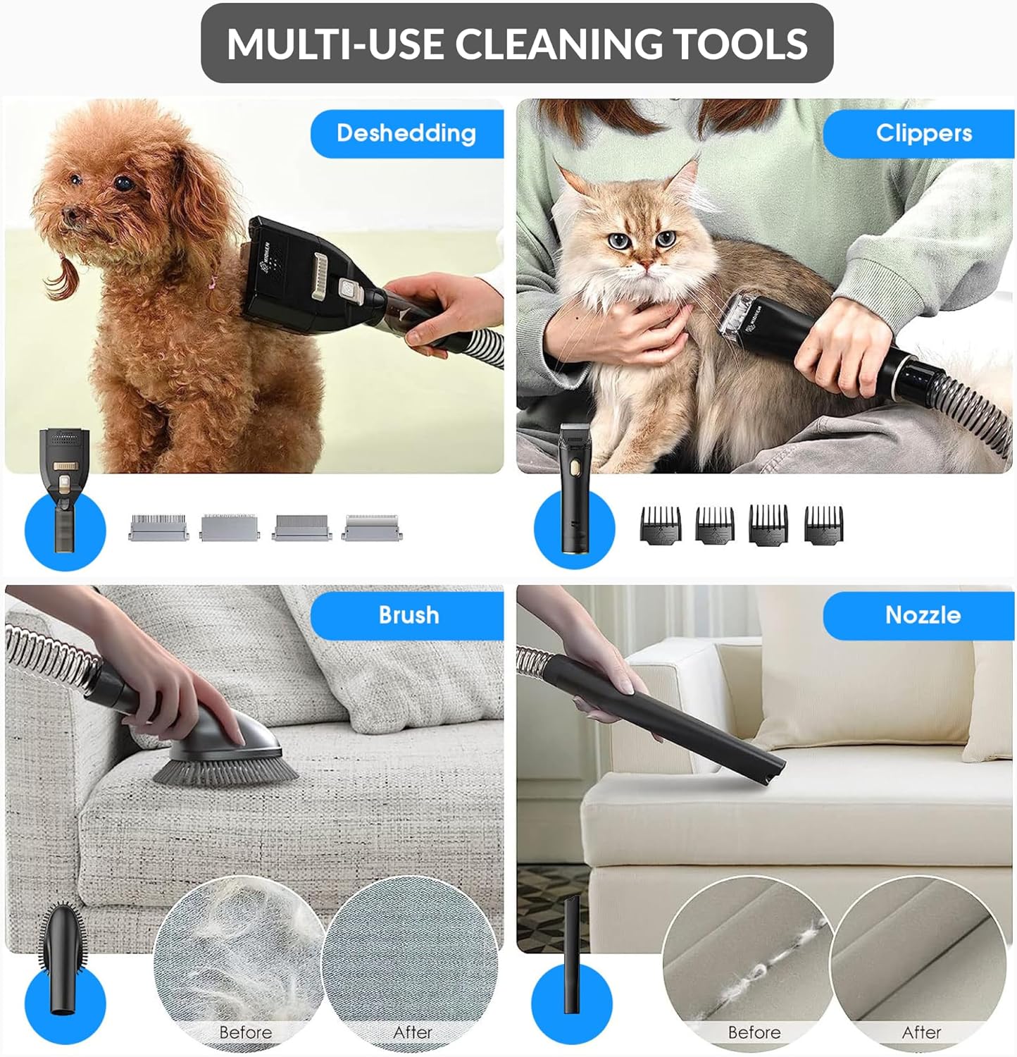 Vacuum clippers for best sale dogs