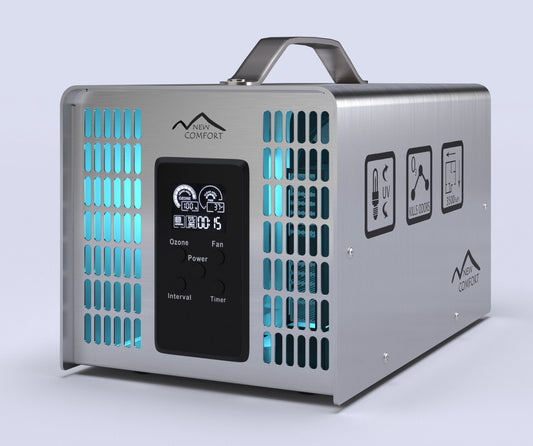 DEMO New Comfort Stainless Steel 9,000 to 14,000 mg/hr Commercial Ozone Generator and Air Purifier