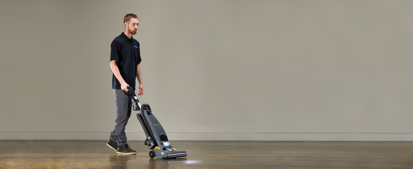 Prolux Phantom Commercial Bagged Upright Sealed HEPA Pet Vacuum for Professional Cleaners