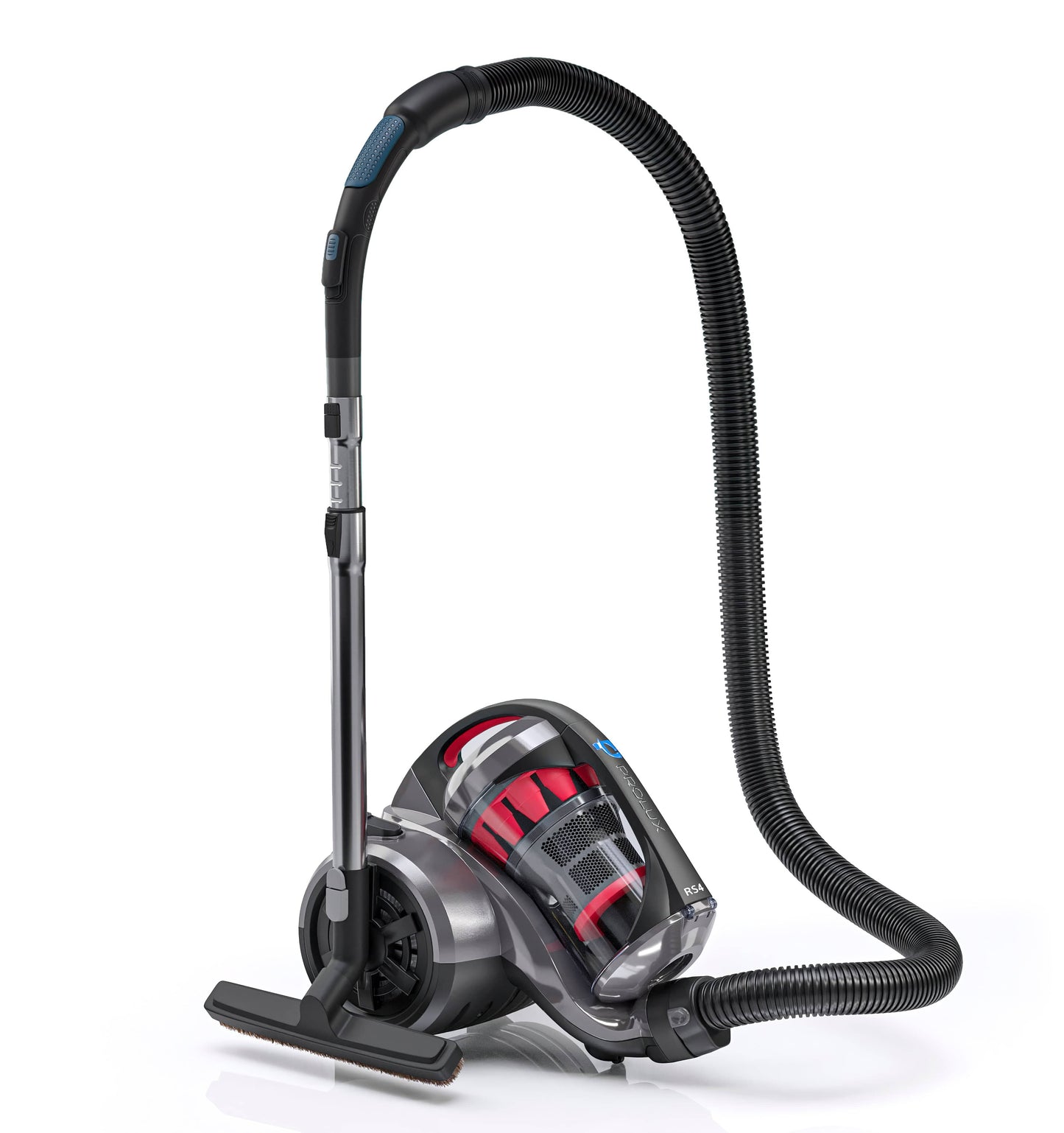 Prolux RS4 Lightweight Bagless Canister Vacuum with HEPA Filtration Premium Button Lock Tools and Automatic Cord Rewind