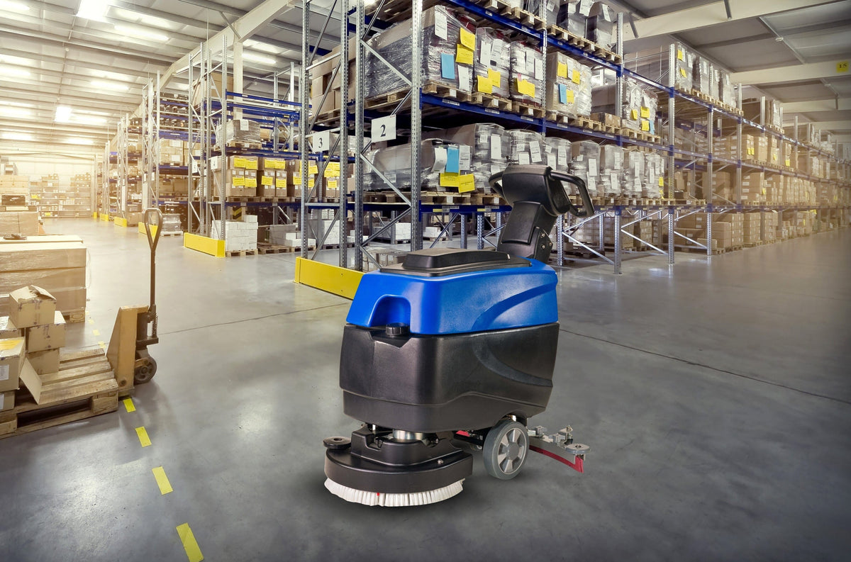 Prolux C460S 18" Cordless Commercial Walk Behind Floor Cleaner, Scrubber & Buffer