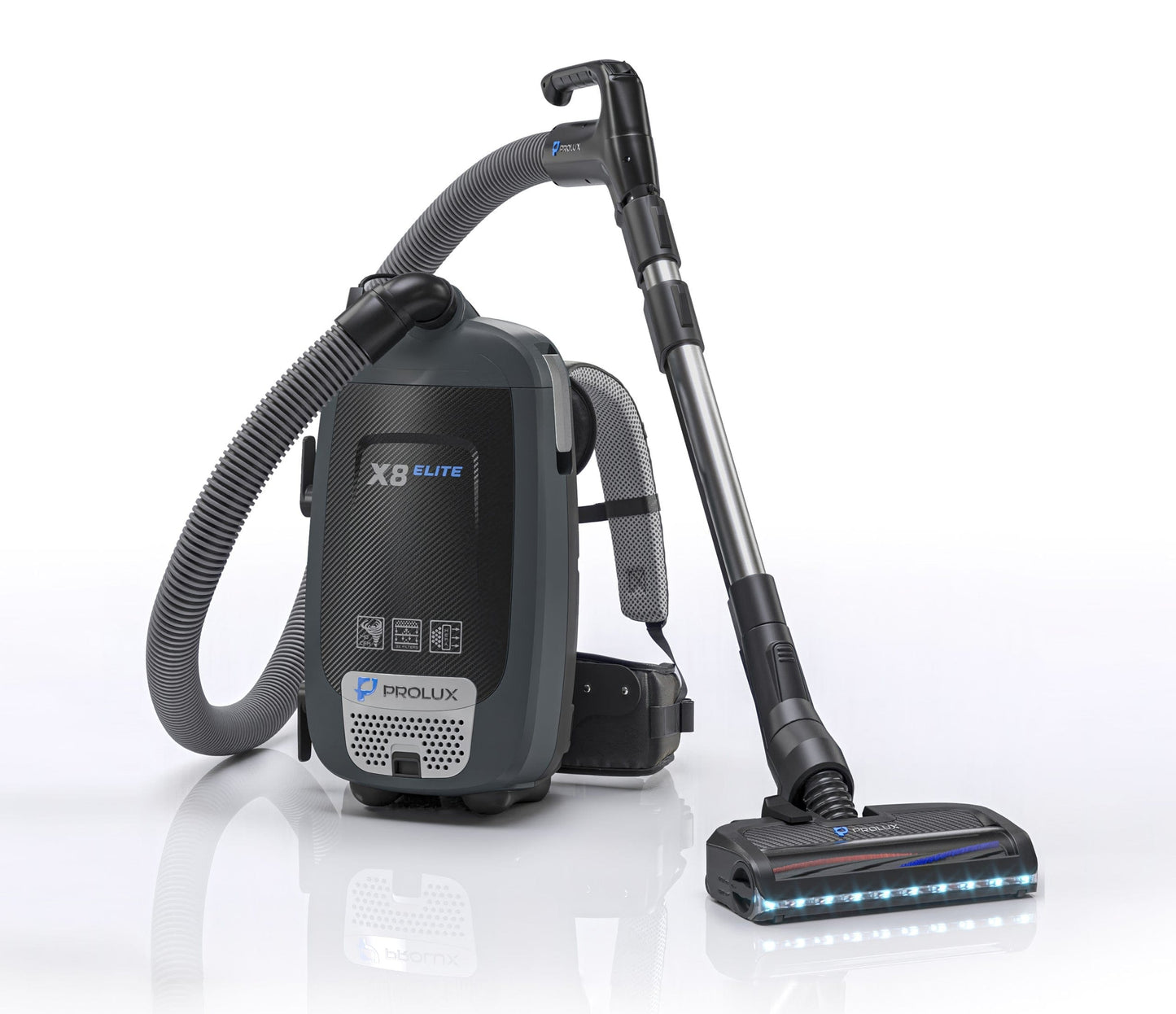 DEMO Prolux X8 Elite Backpack Vacuum Canister w/ Prolux Electric Powerhead Kit