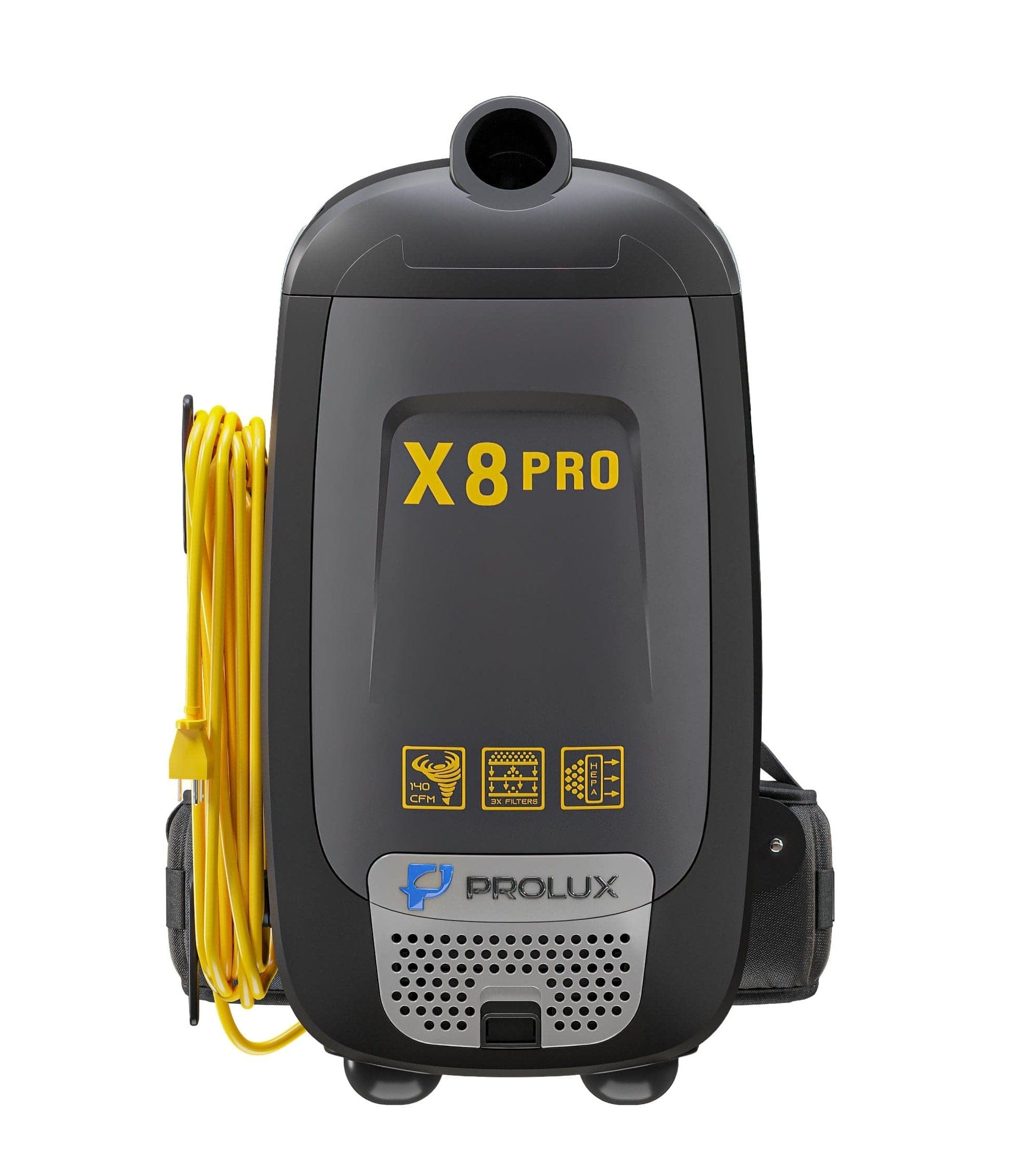 Prolux X8 Pro Commercial Backpack Vacuum w/ Deluxe 1 1/2 Prolux X8 Pro Commercial Backpack Vacuum w/ Deluxe 1 1/2
