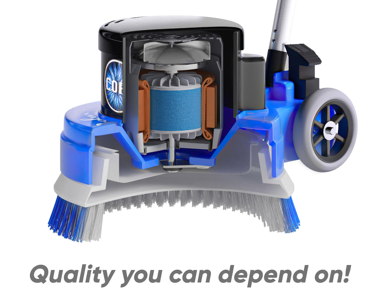 Prolux Core 13" Heavy Duty Single Pad Commercial Polisher Floor Buffer Machine Scrubber