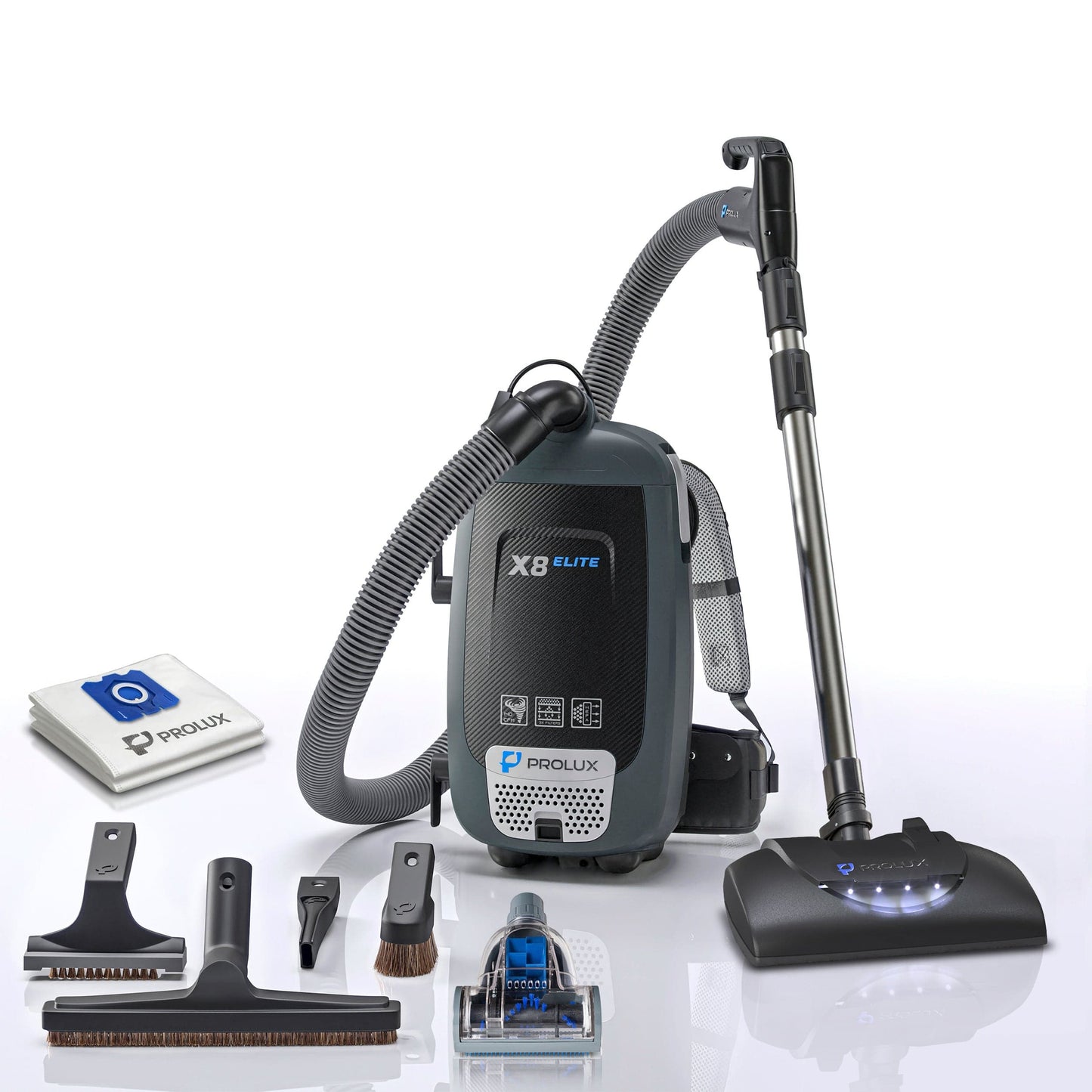 Prolux X8 Elite Backpack Vacuum with Power Nozzle
