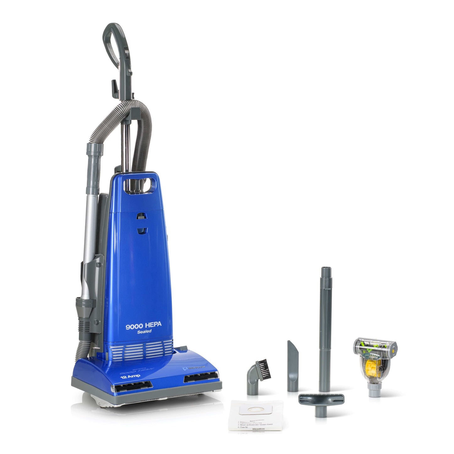 New Prolux 9000 Upright Sealed HEPA vacuum with 12 AMP Motor on board tools and 7 Year Warranty!