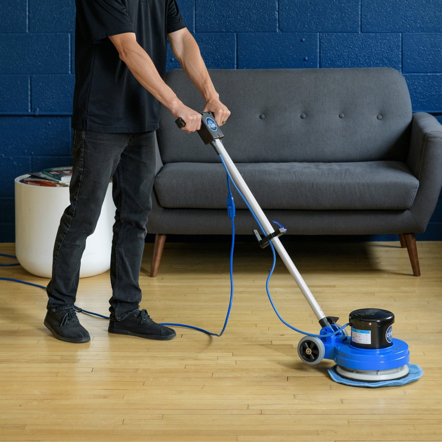 Prolux Core 13" Heavy Duty Commercial Polisher Floor Buffer Machine Scrubber and 5 Pads