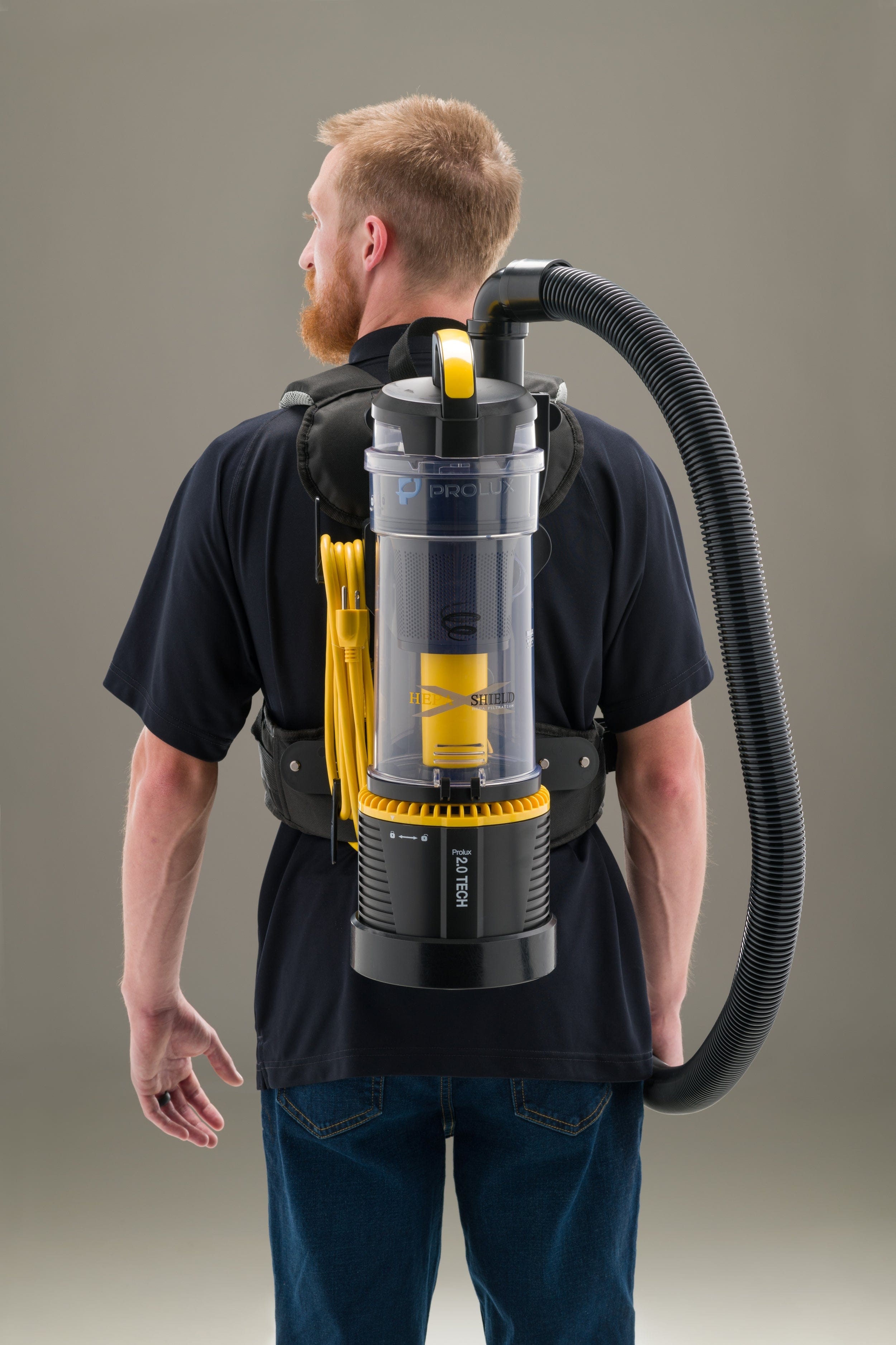 Prolux 2.0 Commercial Bagless Upright Backpack Vacuum with Deluxe