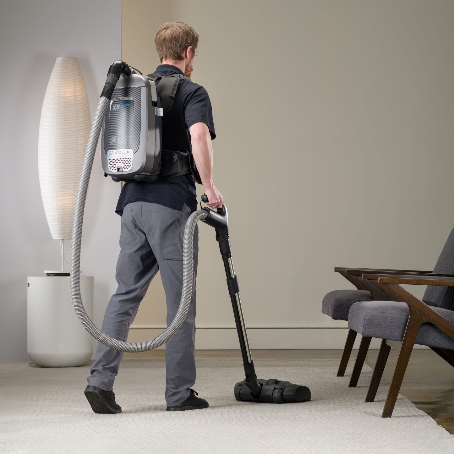 Prolux PLCX8E Backpack Vacuum Canister w/ Electric Powerhead Kit