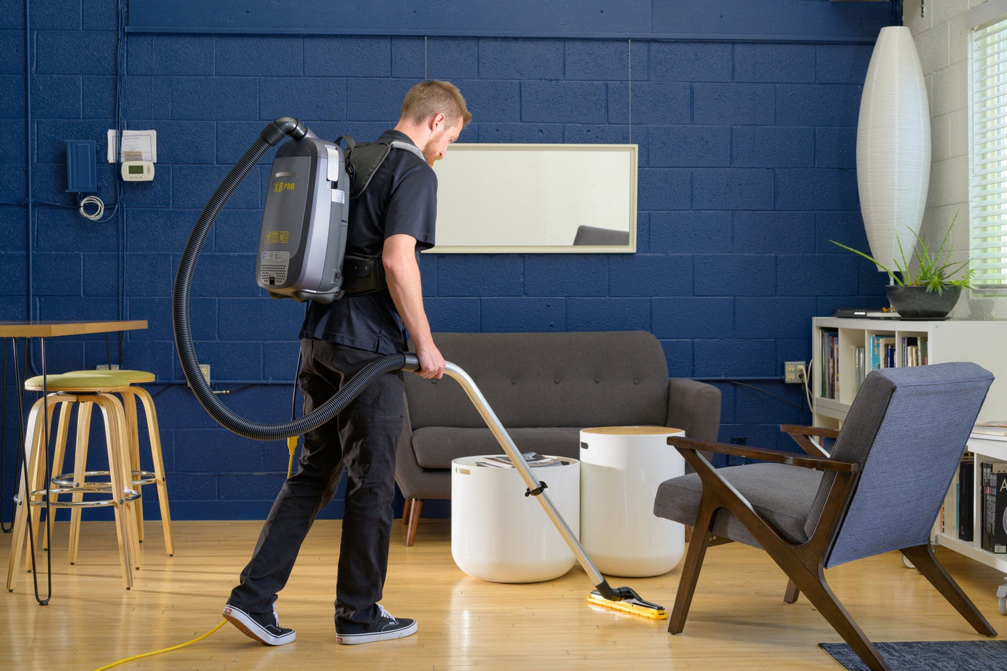 Prolux X8 Pro Commercial Backpack Vacuum w/ Deluxe 1 1/2" Tool Kit