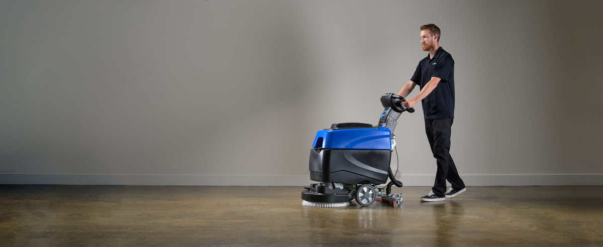 Prolux C460S 18" Cordless Commercial Walk Behind Floor Cleaner, Scrubber & Buffer