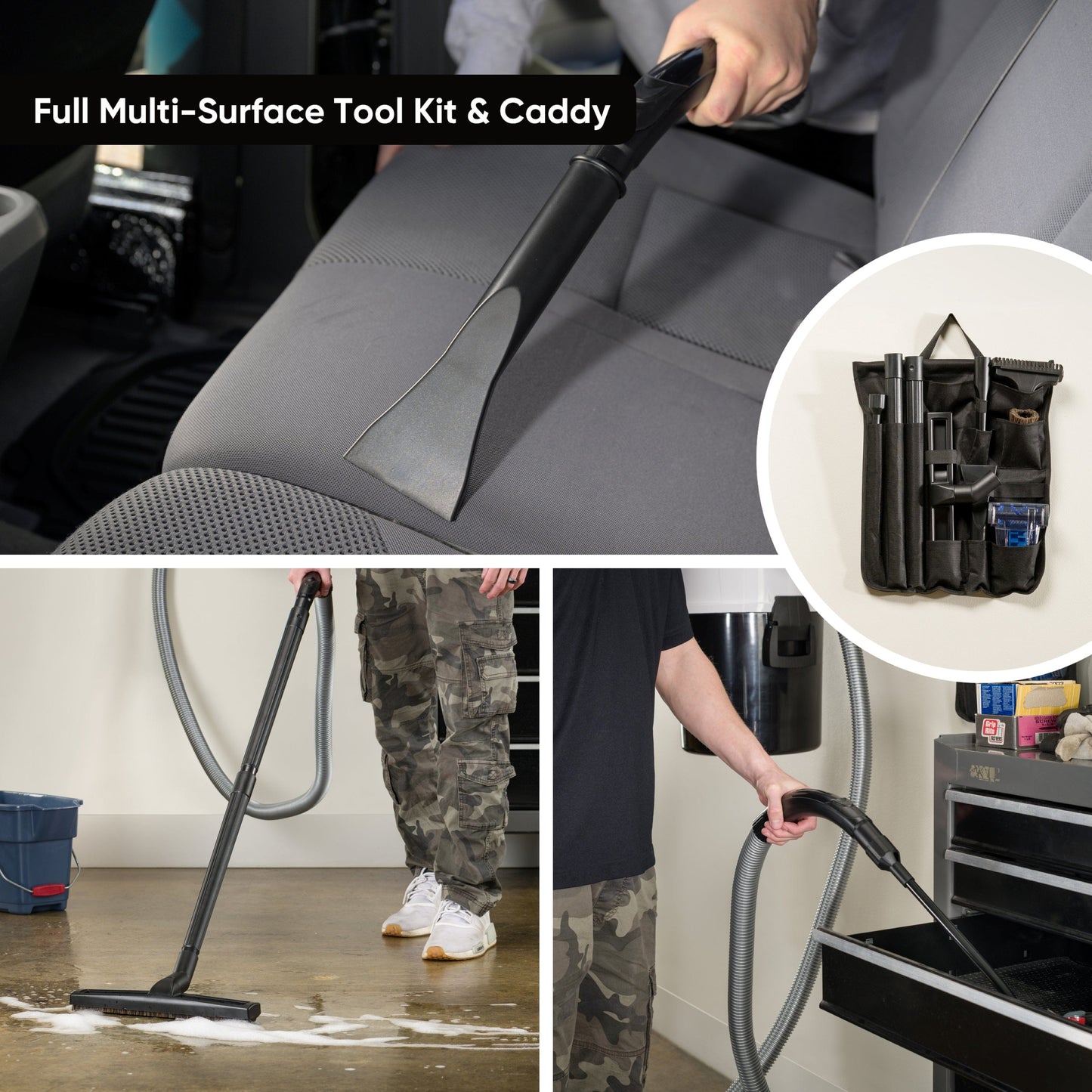 Blue Prolux Wet/Dry Garage Vacuum, Shampooer, Blower and Detailer