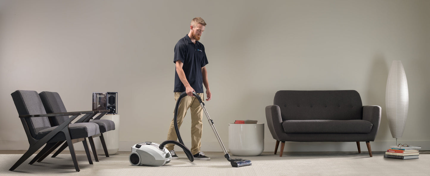 Prolux Tritan Canister Vacuum with Sealed HEPA Filtration and 12 Amp Motor