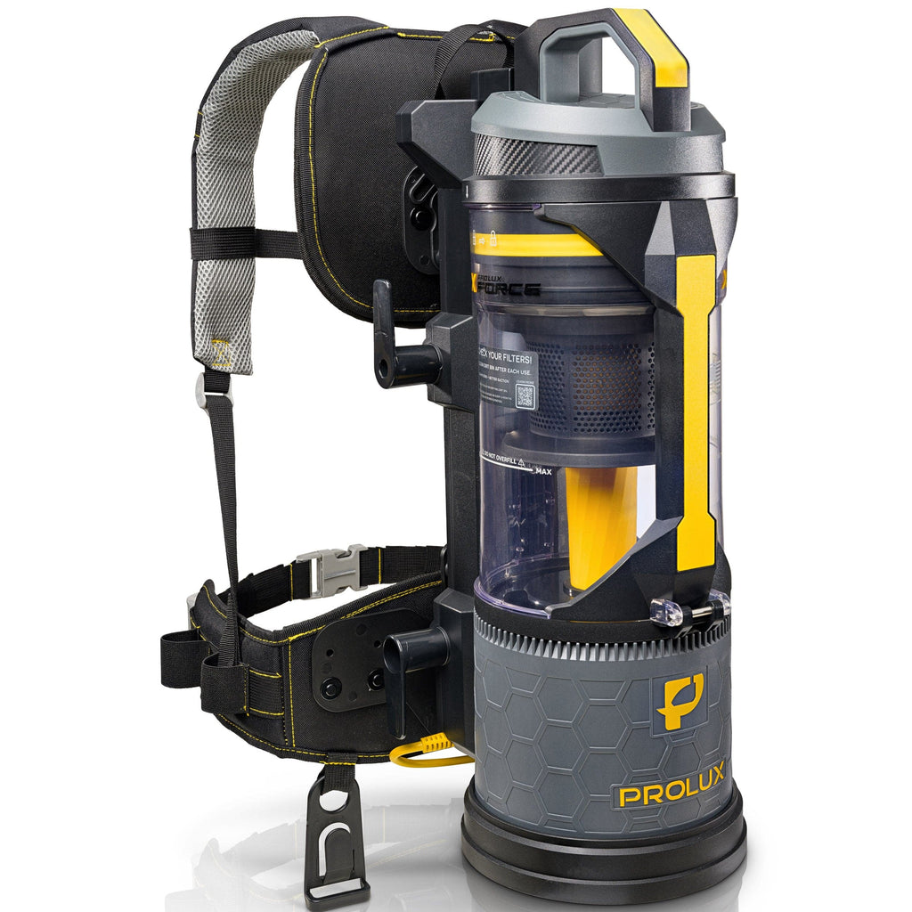 Prolux XForce Pro Commercial Bagless Backpack Vacuum with Electric Power Nozzle