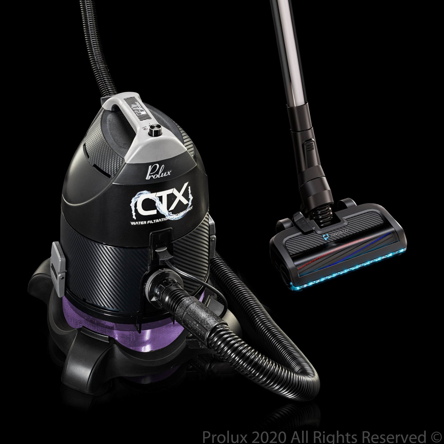Prolux CTX PET Water Filtration Bagless Canister Vacuum Cleaner